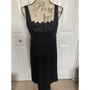 (Dorothee) Schumacher Women's Black Pleated Lined Dress L Large